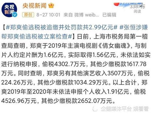 明星交的税,巨额收入背后的税务智慧